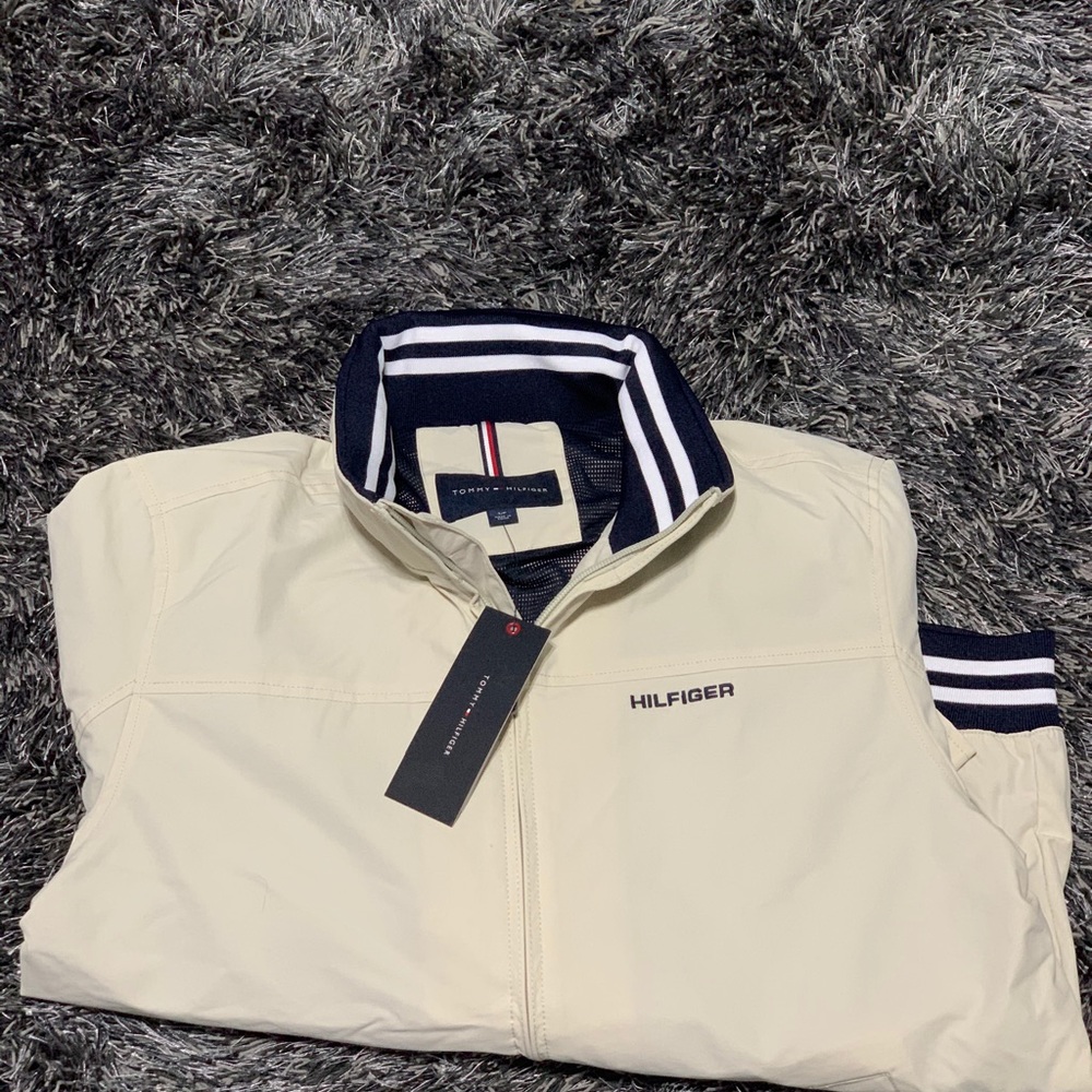 Cream Tommy Hilfiger jacket